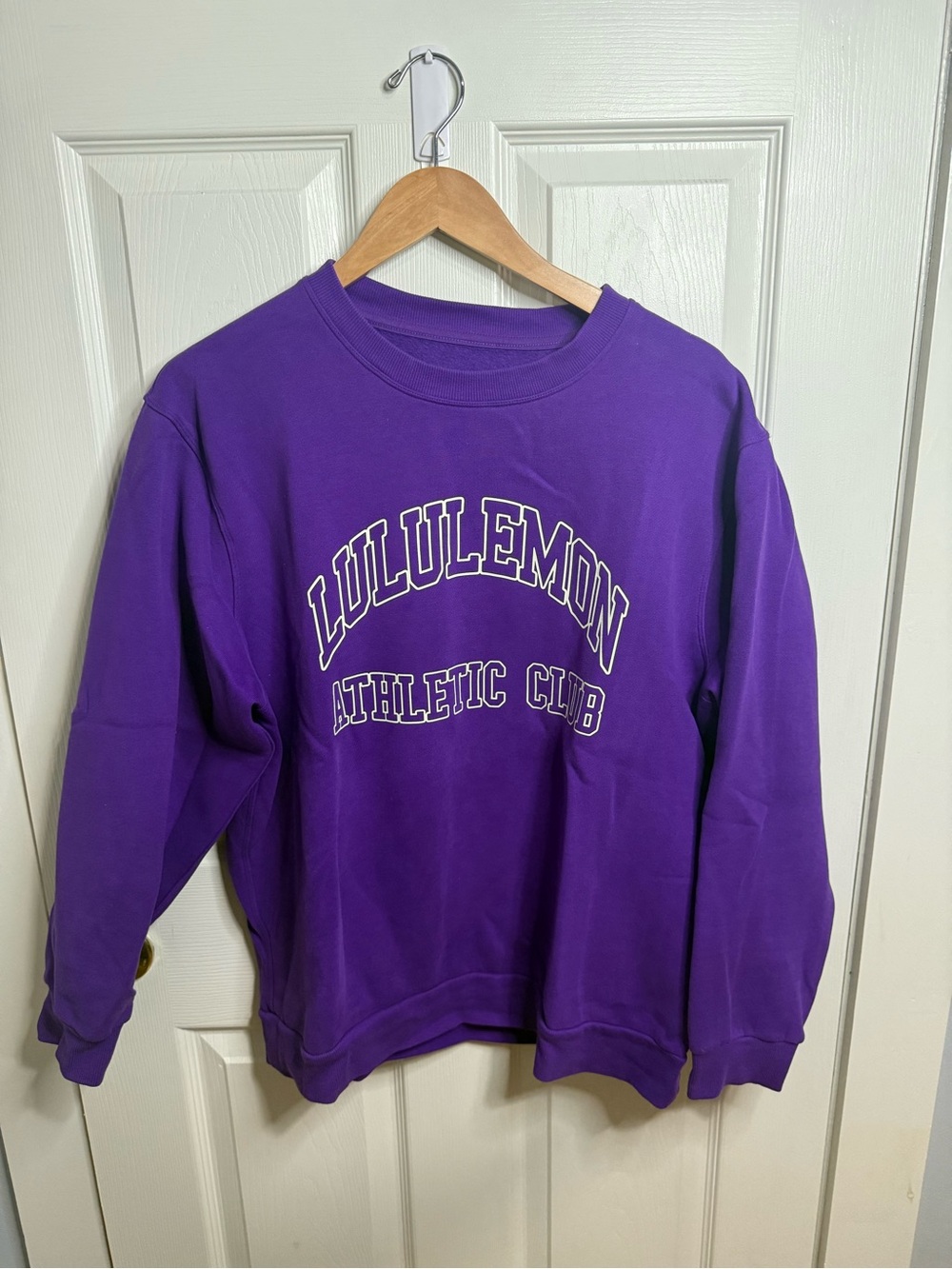 lululemon athletica Purple Athletic Club Crew Sweatshirt